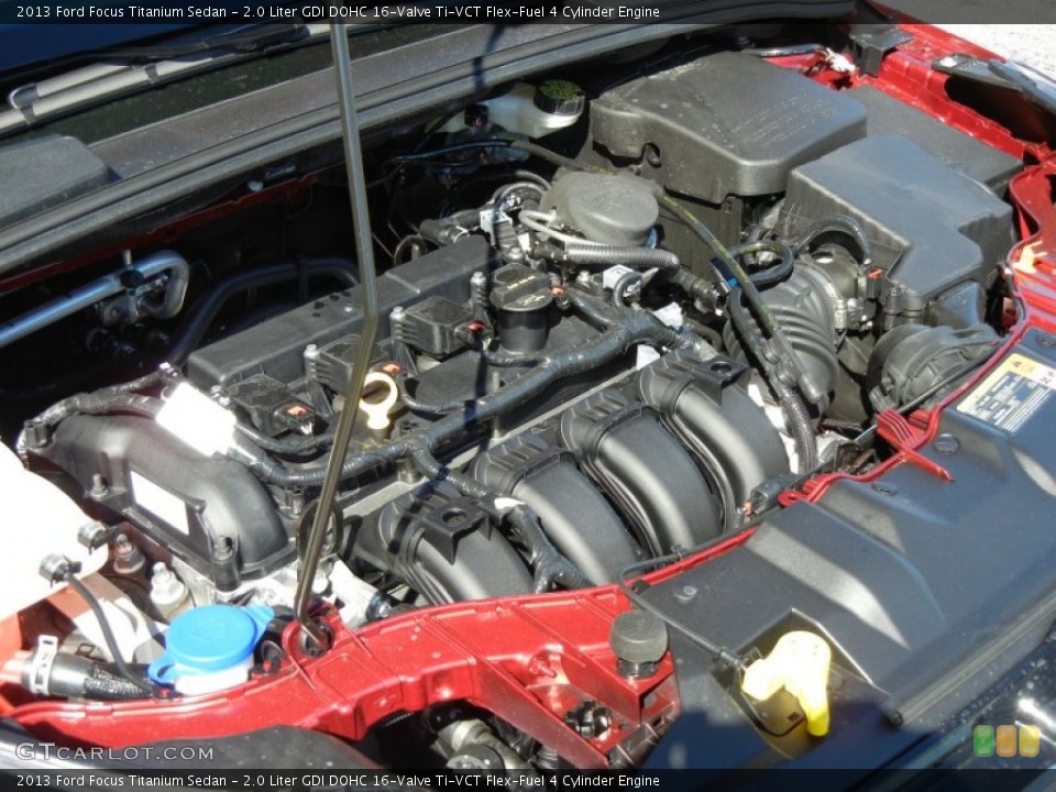2.0 Liter GDI DOHC 16-Valve Ti-VCT Flex-Fuel 4 Cylinder Engine for the 2013 Ford Focus #72927184
