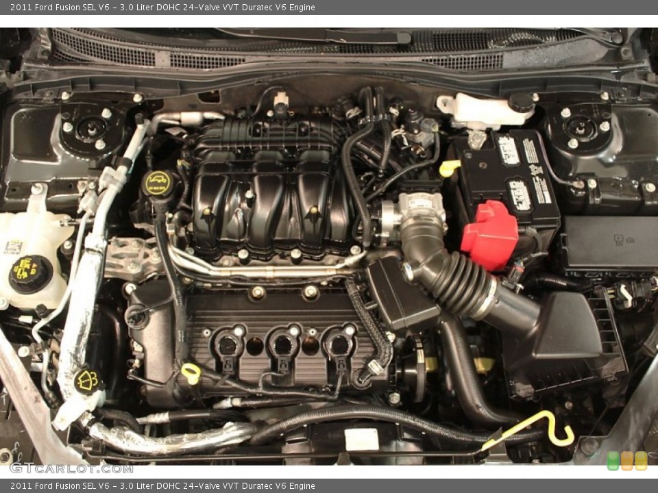 3.0 Liter DOHC 24-Valve VVT Duratec V6 Engine for the 2011 Ford Fusion #72931903