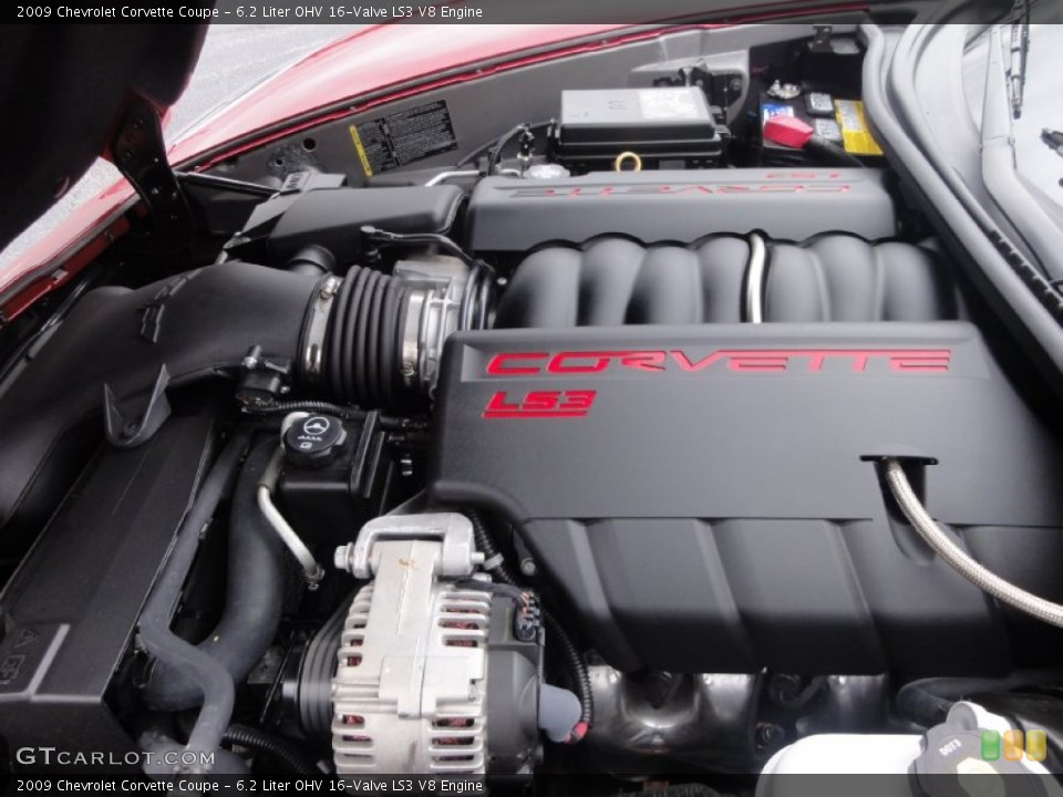 6.2 Liter OHV 16-Valve LS3 V8 Engine for the 2009 Chevrolet Corvette #72964929