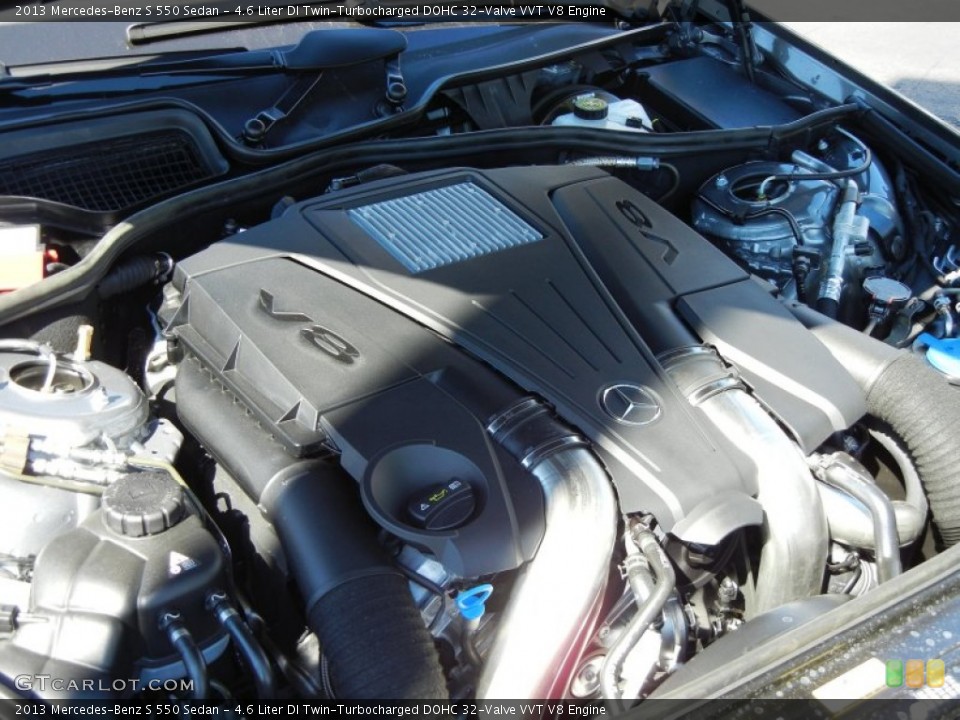 4.6 Liter DI Twin-Turbocharged DOHC 32-Valve VVT V8 Engine for the 2013 Mercedes-Benz S #72965214
