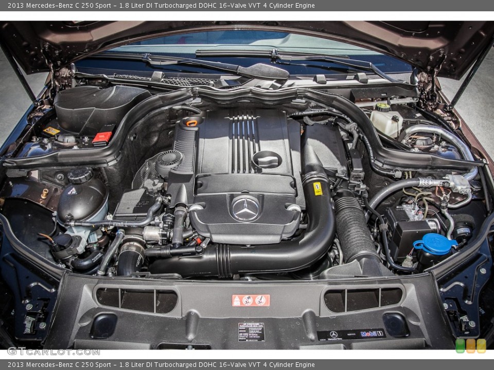 1.8 Liter DI Turbocharged DOHC 16-Valve VVT 4 Cylinder Engine for the 2013 Mercedes-Benz C #72971201