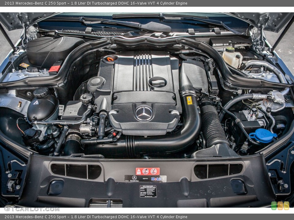 1.8 Liter DI Turbocharged DOHC 16-Valve VVT 4 Cylinder Engine for the 2013 Mercedes-Benz C #72971491