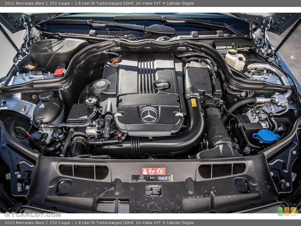 1.8 Liter DI Turbocharged DOHC 16-Valve VVT 4 Cylinder Engine for the 2013 Mercedes-Benz C #72972369