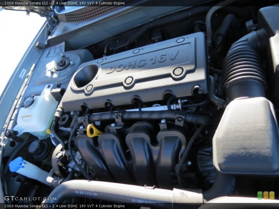 2.4 Liter DOHC 16V VVT 4 Cylinder Engine for the 2009 Hyundai Sonata #72974515