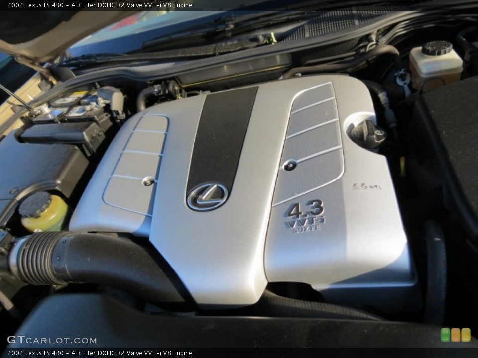 4.3 Liter DOHC 32 Valve VVT-i V8 2002 Lexus LS Engine