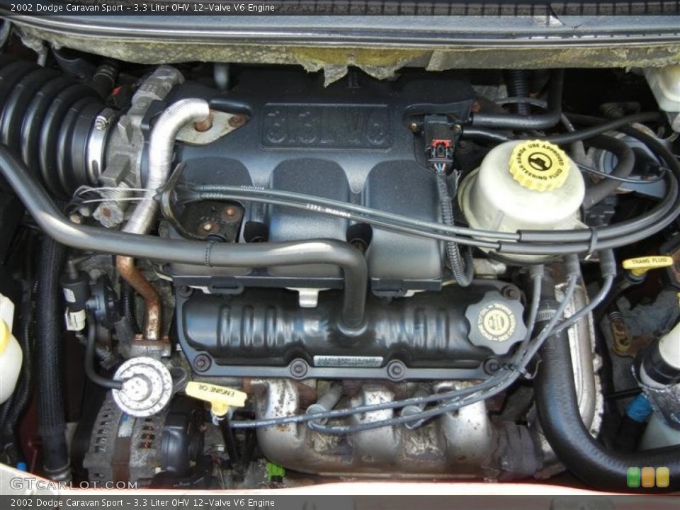 3.3 Liter OHV 12-Valve V6 Engine for the 2002 Dodge Caravan #72977445