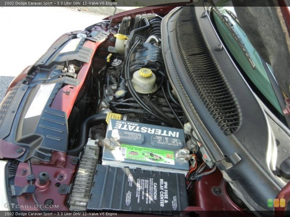3.3 Liter OHV 12-Valve V6 Engine for the 2002 Dodge Caravan #72977748
