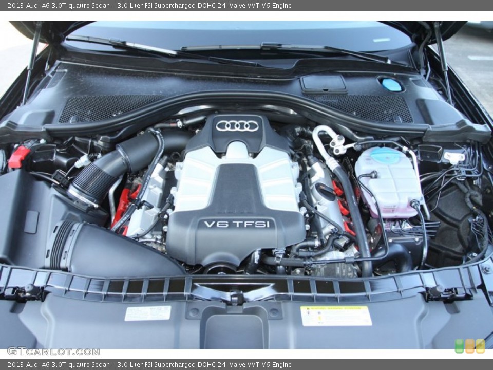 3.0 Liter FSI Supercharged DOHC 24-Valve VVT V6 Engine for the 2013 Audi A6 #72984276
