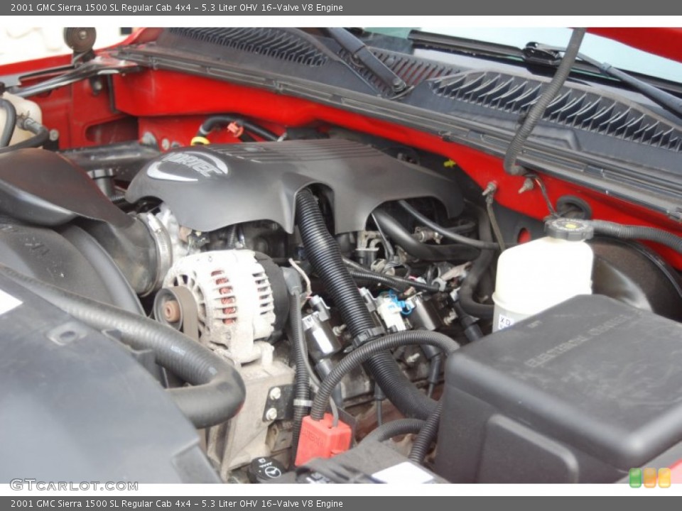 5.3 Liter OHV 16-Valve V8 Engine for the 2001 GMC Sierra 1500 #72994681