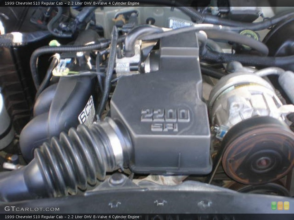 2.2 Liter OHV 8-Valve 4 Cylinder Engine for the 1999 Chevrolet S10 #72998791