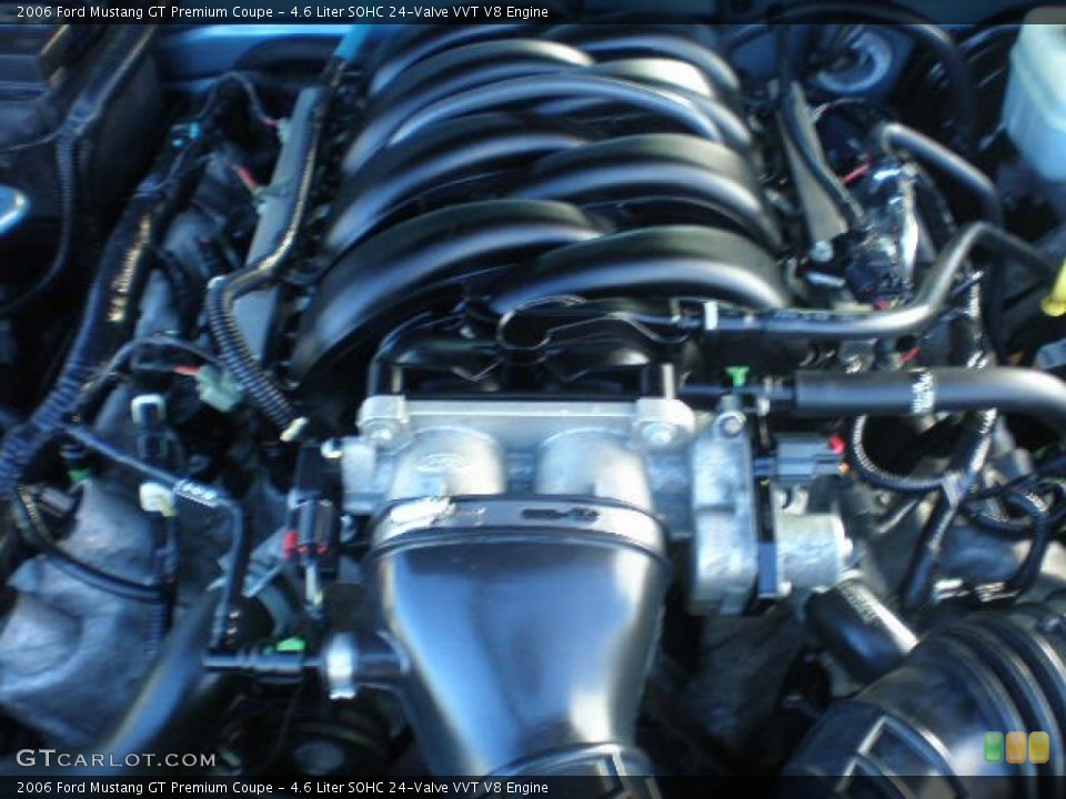 4.6 Liter SOHC 24-Valve VVT V8 Engine for the 2006 Ford Mustang #72999184