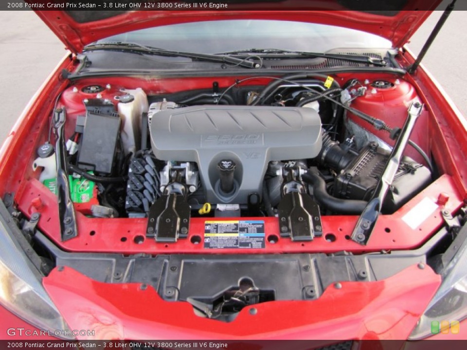 3.8 Liter OHV 12V 3800 Series III V6 Engine for the 2008 Pontiac Grand Prix #73002652