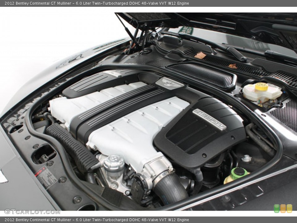 6.0 Liter Twin-Turbocharged DOHC 48-Valve VVT W12 Engine for the 2012 Bentley Continental GT #73004125