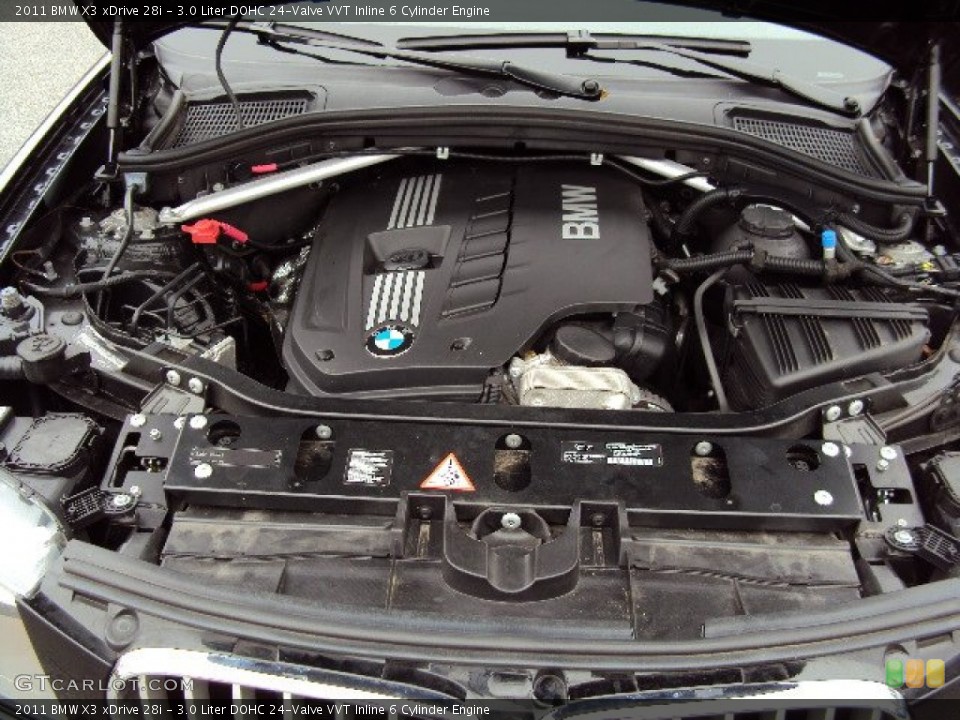 3.0 Liter DOHC 24-Valve VVT Inline 6 Cylinder Engine for the 2011 BMW X3 #73005124