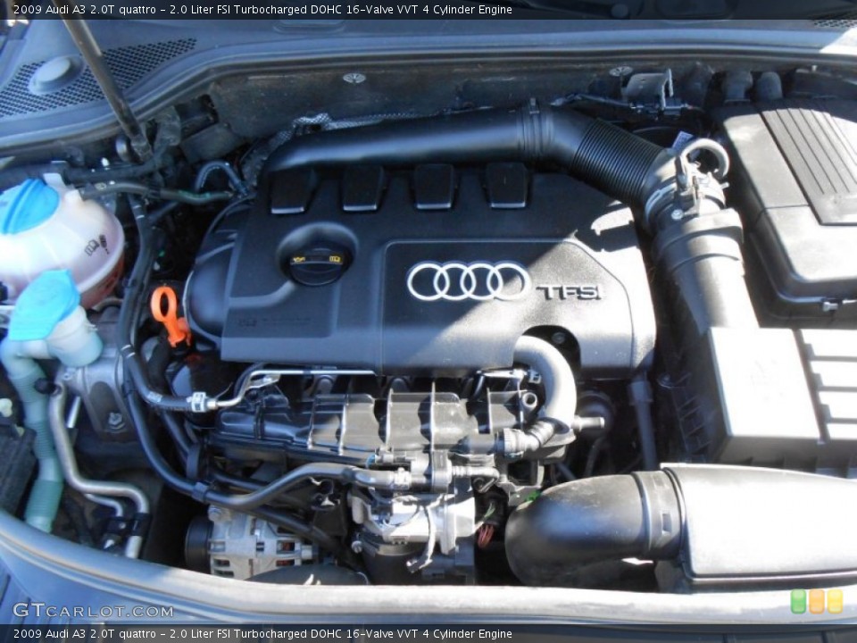 2.0 Liter FSI Turbocharged DOHC 16-Valve VVT 4 Cylinder Engine for the 2009 Audi A3 #73031425