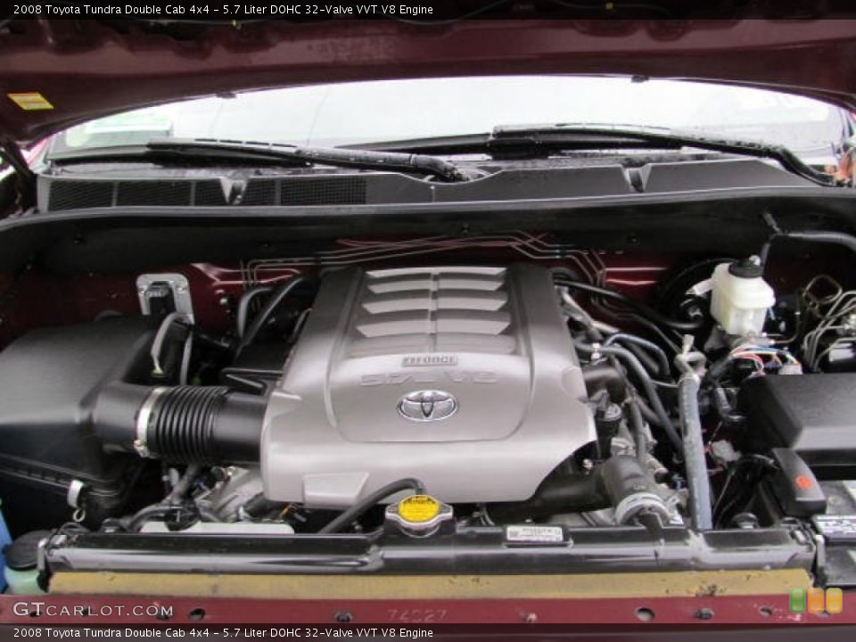 5.7 Liter DOHC 32-Valve VVT V8 Engine for the 2008 Toyota Tundra #73031542