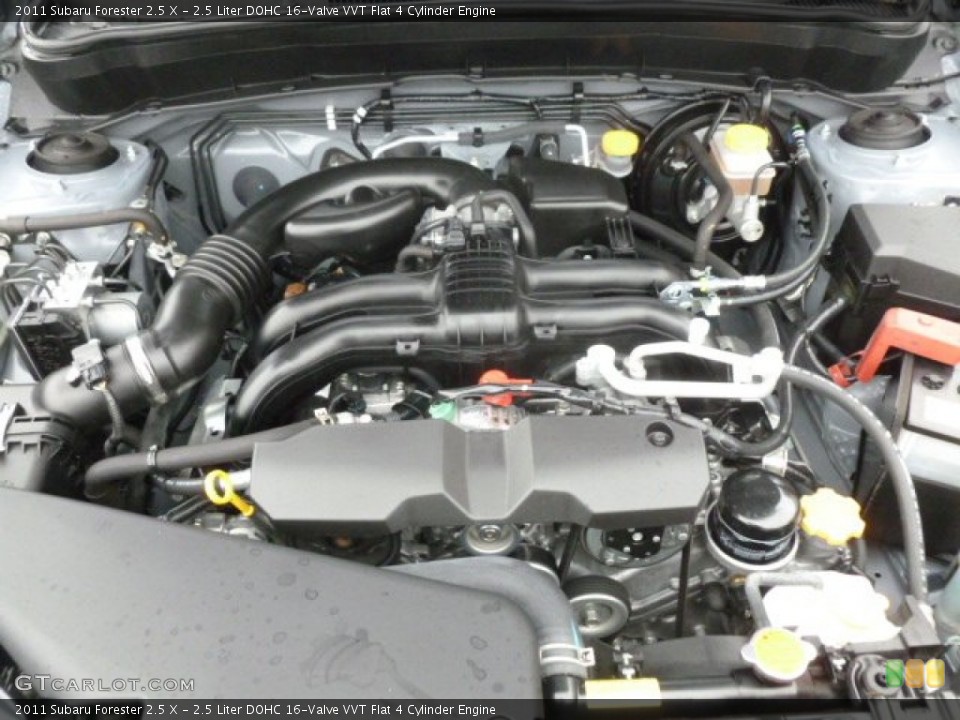 2.5 Liter DOHC 16-Valve VVT Flat 4 Cylinder Engine for the 2011 Subaru Forester #73037380