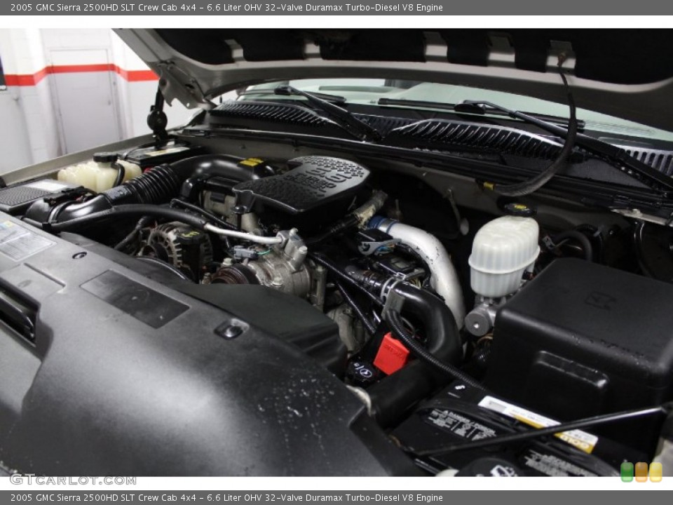 6.6 Liter OHV 32-Valve Duramax Turbo-Diesel V8 Engine for the 2005 GMC Sierra 2500HD #73051594