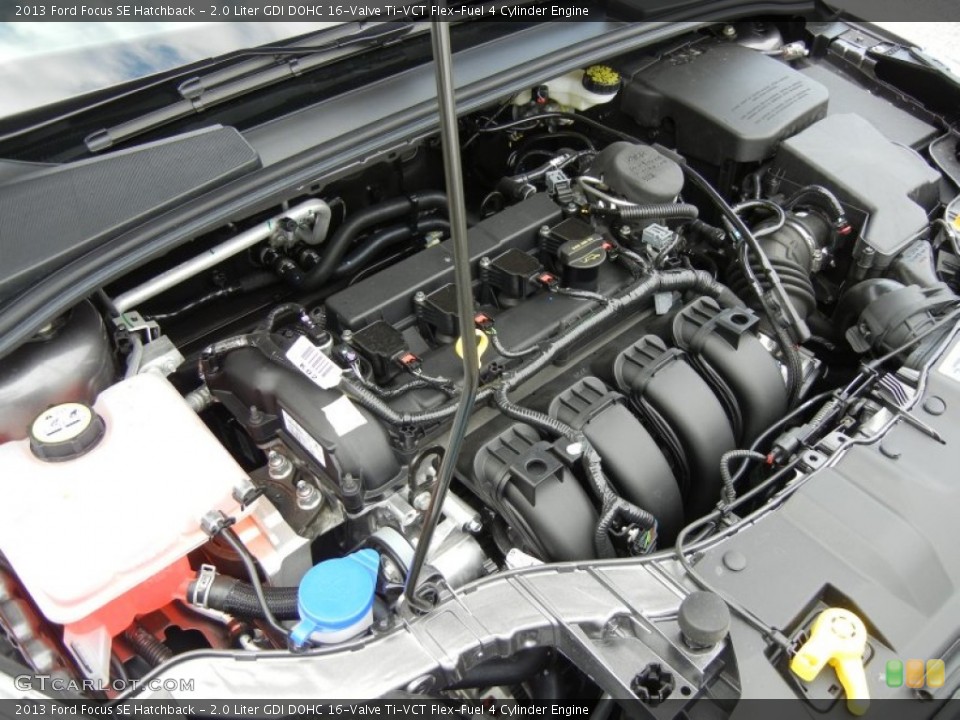 2.0 Liter GDI DOHC 16-Valve Ti-VCT Flex-Fuel 4 Cylinder Engine for the 2013 Ford Focus #73055859