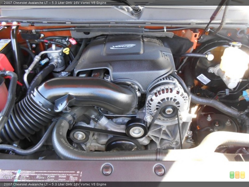 5.3 Liter OHV 16V Vortec V8 Engine for the 2007 Chevrolet Avalanche #73061349