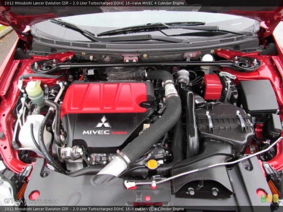 2.0 Liter Turbocharged DOHC 16-Valve MIVEC 4 Cylinder Engine for the 2012 Mitsubishi Lancer Evolution #73071195