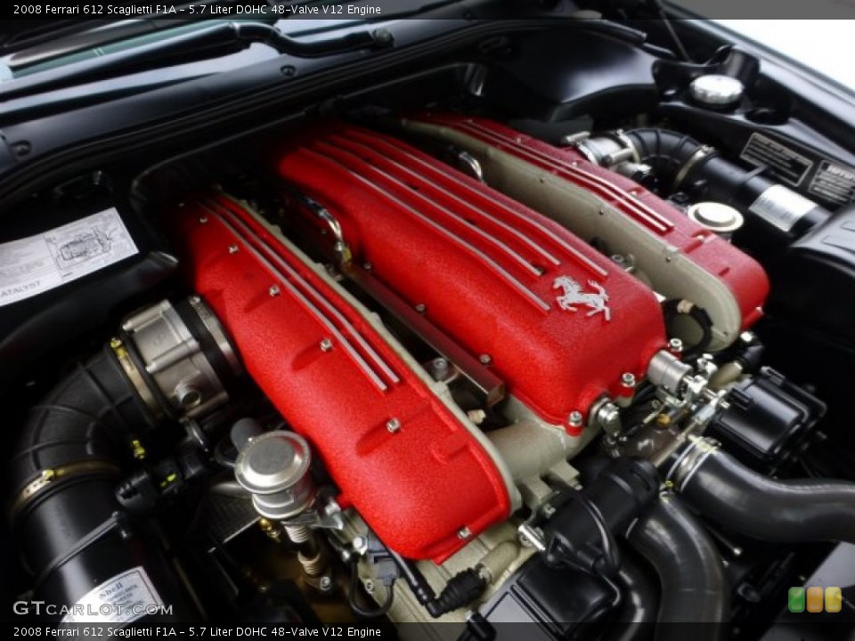 5.7 Liter DOHC 48-Valve V12 Engine for the 2008 Ferrari 612 Scaglietti #73079313