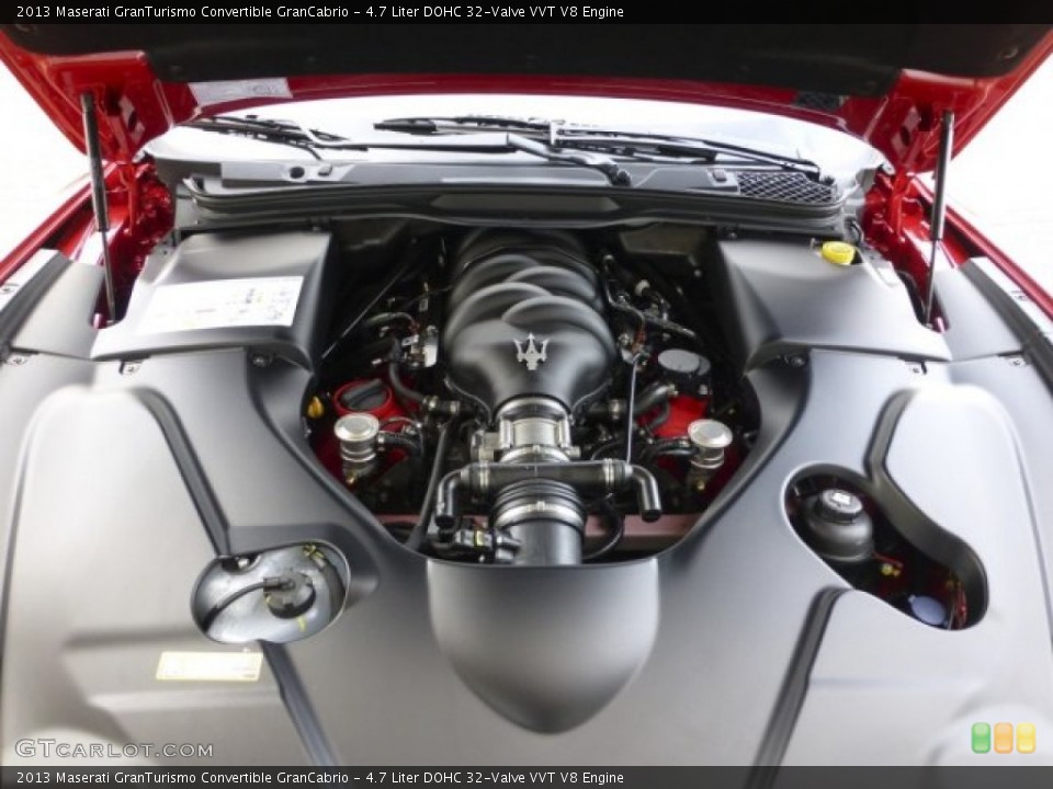 4.7 Liter DOHC 32-Valve VVT V8 Engine for the 2013 Maserati GranTurismo Convertible #73079752