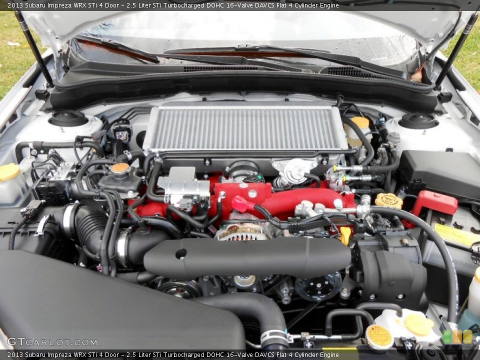 2.5 Liter STi Turbocharged DOHC 16-Valve DAVCS Flat 4 Cylinder Engine for the 2013 Subaru Impreza #73098828