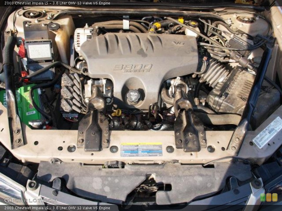 3.8 Liter OHV 12 Valve V6 Engine for the 2003 Chevrolet Impala #73122138