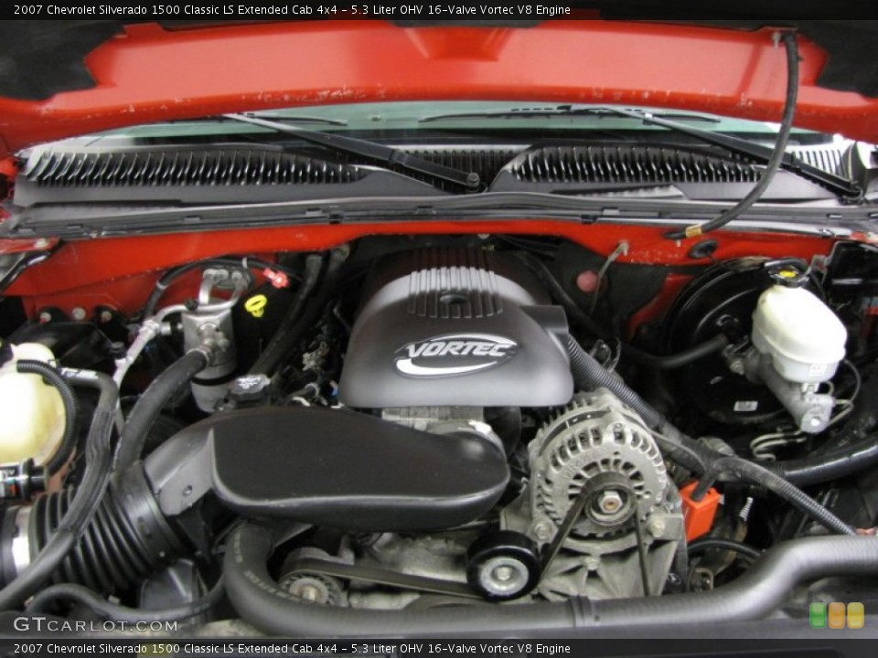5.3 Liter OHV 16-Valve Vortec V8 Engine for the 2007 Chevrolet Silverado 1500 #73131549