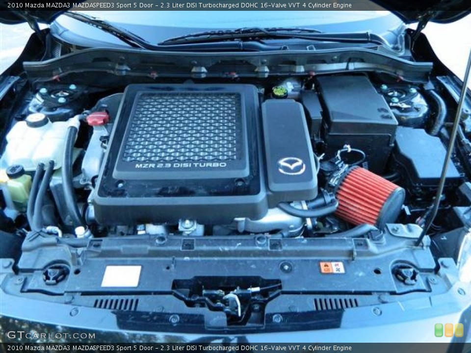 2.3 Liter DISI Turbocharged DOHC 16-Valve VVT 4 Cylinder Engine for the 2010 Mazda MAZDA3 #73139346