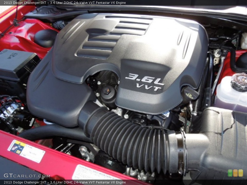 3.6 Liter DOHC 24-Valve VVT Pentastar V6 Engine for the 2013 Dodge Challenger #73159992