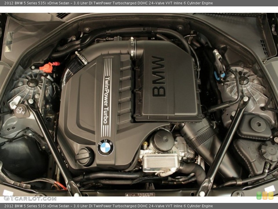 3.0 Liter DI TwinPower Turbocharged DOHC 24-Valve VVT Inline 6 Cylinder Engine for the 2012 BMW 5 Series #73171476