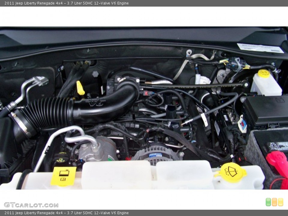 3.7 Liter SOHC 12-Valve V6 Engine for the 2011 Jeep Liberty #73174821