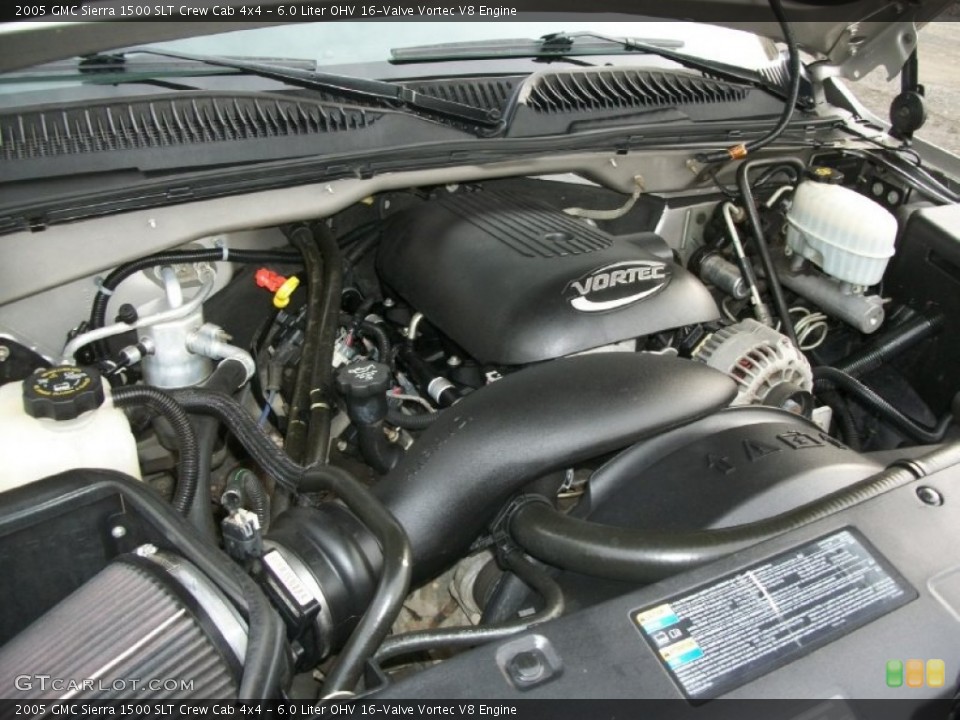 6.0 Liter OHV 16-Valve Vortec V8 Engine for the 2005 GMC Sierra 1500 #73187433