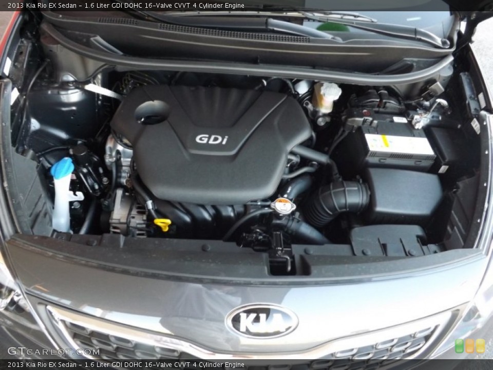 1.6 Liter GDI DOHC 16-Valve CVVT 4 Cylinder Engine for the 2013 Kia Rio #73192485