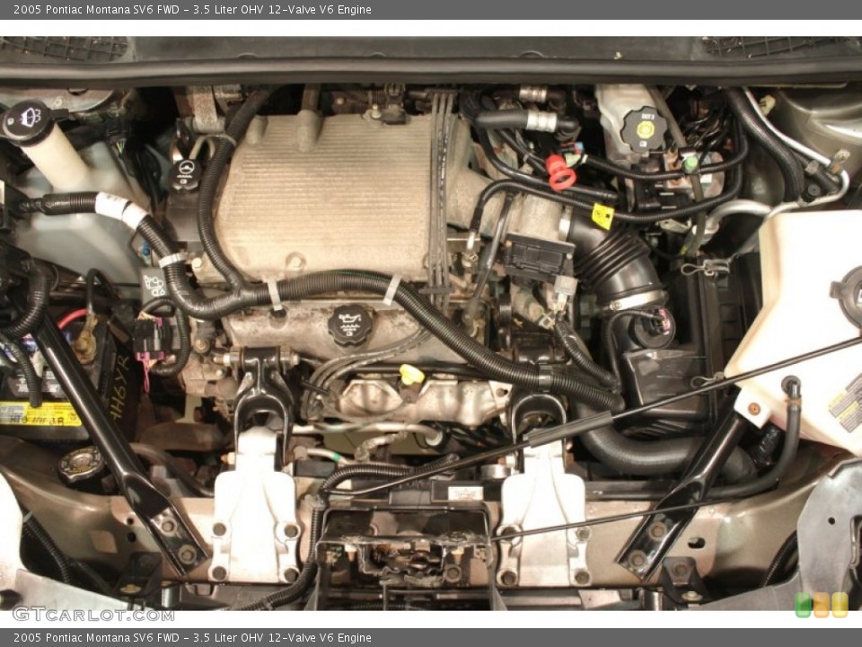 3.5 Liter OHV 12-Valve V6 Engine for the 2005 Pontiac Montana SV6 #73193334