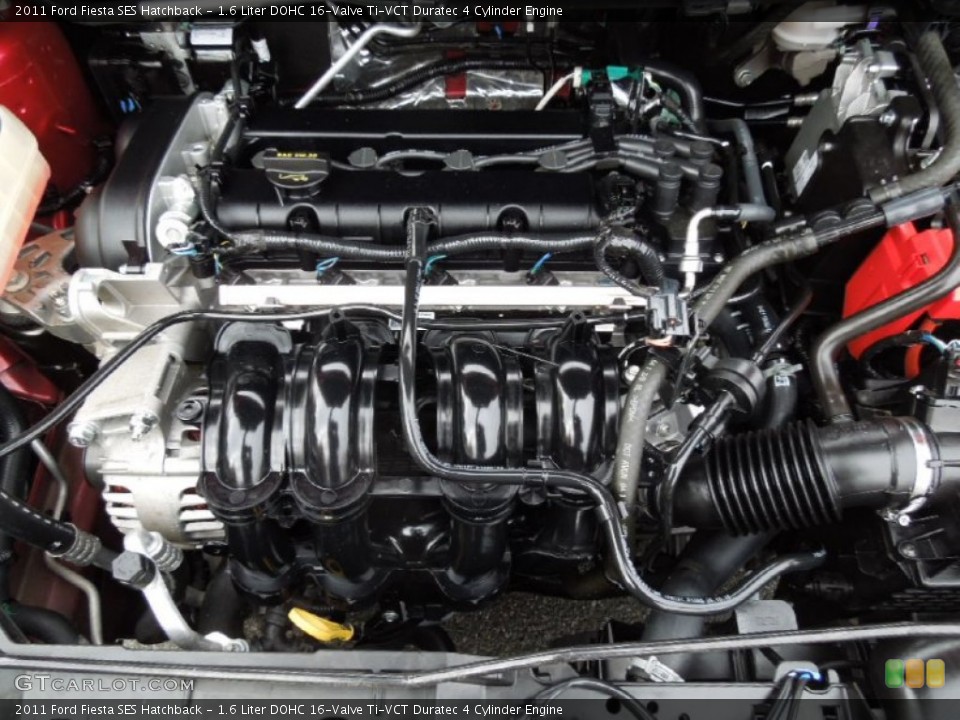 1.6 Liter DOHC 16-Valve Ti-VCT Duratec 4 Cylinder Engine for the 2011 Ford Fiesta #73196655