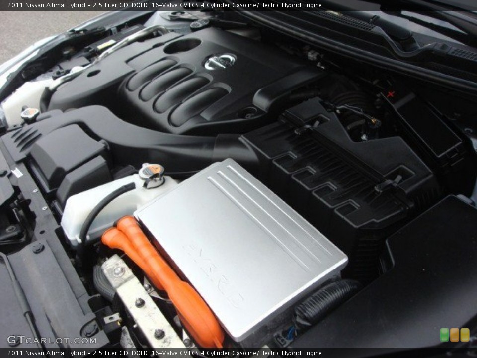 2.5 Liter GDI DOHC 16-Valve CVTCS 4 Cylinder Gasoline/Electric Hybrid Engine for the 2011 Nissan Altima #73199175