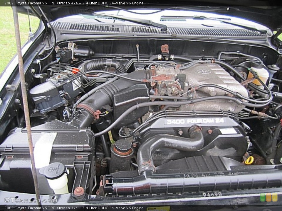 3.4 Liter DOHC 24-Valve V6 Engine for the 2002 Toyota Tacoma #73203492