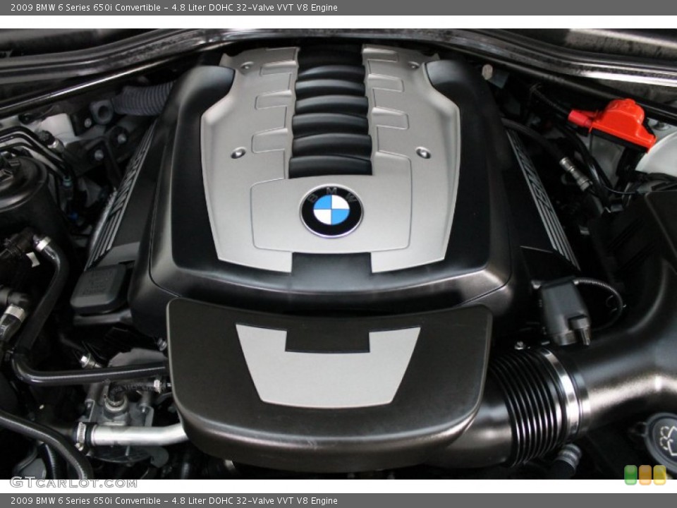 4.8 Liter DOHC 32-Valve VVT V8 Engine for the 2009 BMW 6 Series #73261038