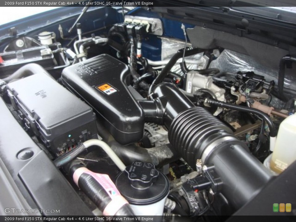 4.6 Liter SOHC 16-Valve Triton V8 2009 Ford F150 Engine