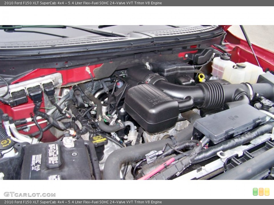 5.4 Liter Flex-Fuel SOHC 24-Valve VVT Triton V8 Engine for the 2010 Ford F150 #73272933