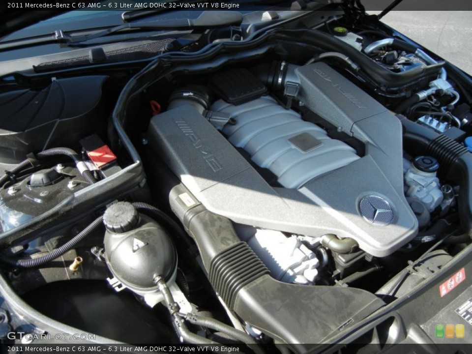 6.3 Liter AMG DOHC 32-Valve VVT V8 Engine for the 2011 Mercedes-Benz C #73280059