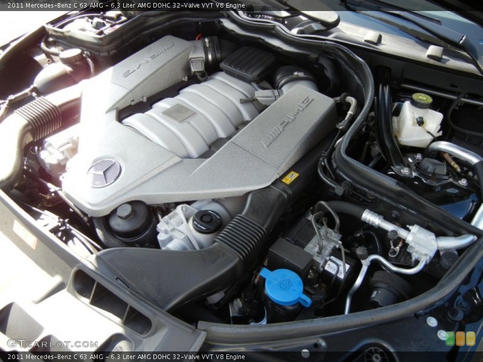 6.3 Liter AMG DOHC 32-Valve VVT V8 Engine for the 2011 Mercedes-Benz C #73280074