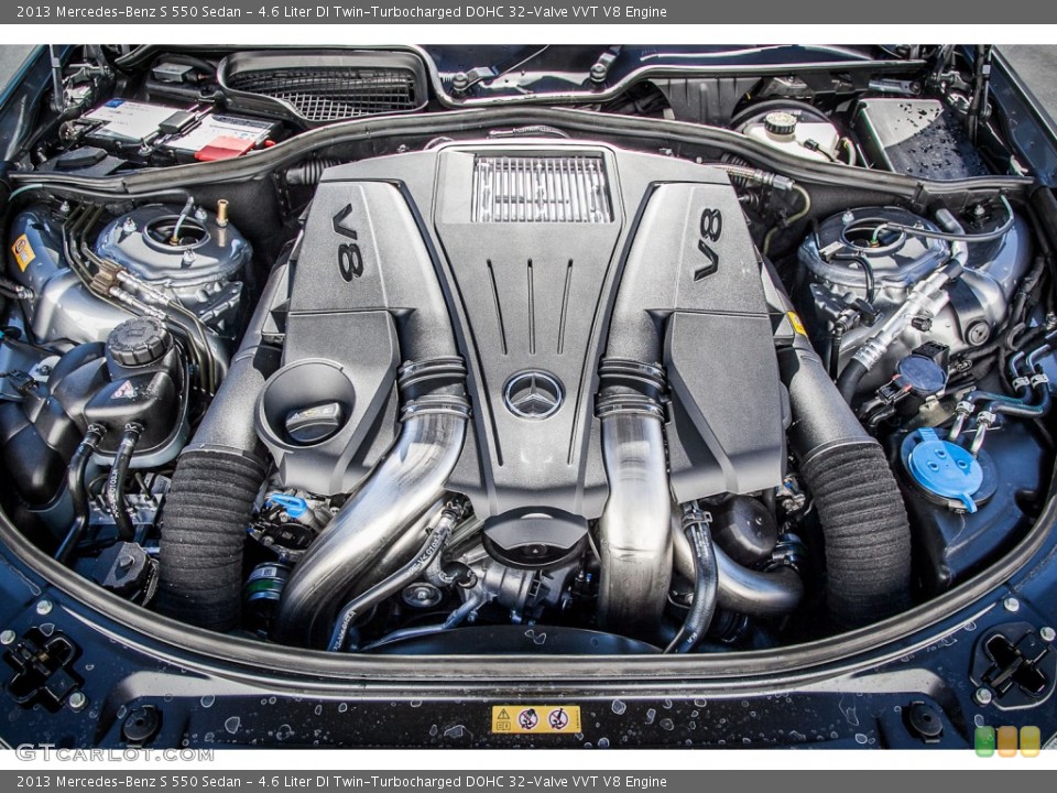 4.6 Liter DI Twin-Turbocharged DOHC 32-Valve VVT V8 Engine for the 2013 Mercedes-Benz S #73285581