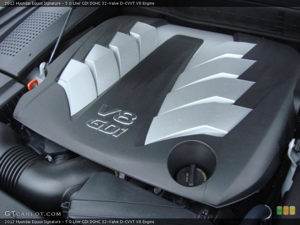 5.0 Liter GDI DOHC 32-Valve D-CVVT V8 Engine for the 2012 Hyundai Equus #73303928