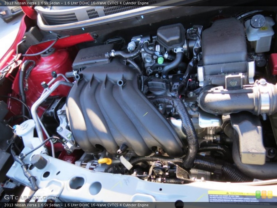 1.6 Liter DOHC 16-Valve CVTCS 4 Cylinder Engine for the 2013 Nissan Versa #73325846