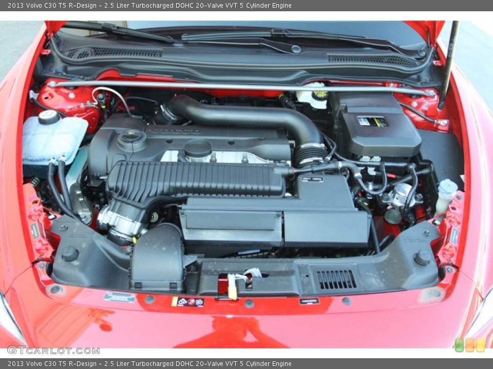 2.5 Liter Turbocharged DOHC 20-Valve VVT 5 Cylinder Engine for the 2013 Volvo C30 #73331793