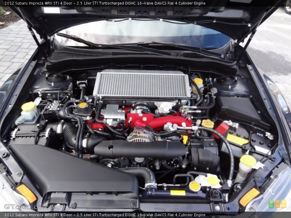 2.5 Liter STi Turbocharged DOHC 16-Valve DAVCS Flat 4 Cylinder Engine for the 2012 Subaru Impreza #73341603